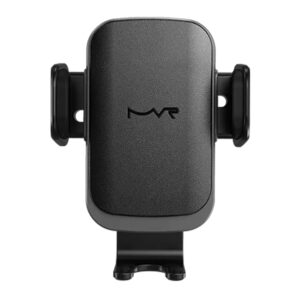 MVR T6 Car Phone Holder – Black | 15W Fast Charging, Secure Grip, Single Coil Design & Adjustable Arm